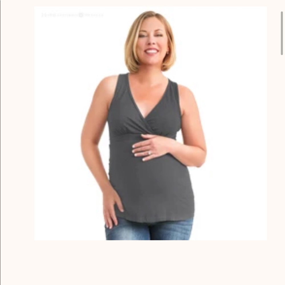 Kindred Bravely nursing tank GRAY SMALL